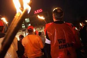 Abendaktionen bei der AEG